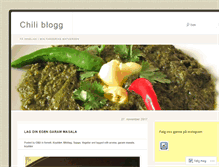 Tablet Screenshot of chiliblogg.com
